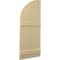 Ekena Millwork Americraft 6-Board (2 Batten) Wood Joined Board-n-Batten Shutters w/ Arch Top, ARW101BQ621X77NTH, PR ARW101BQ621X77NTH - alternate 7
